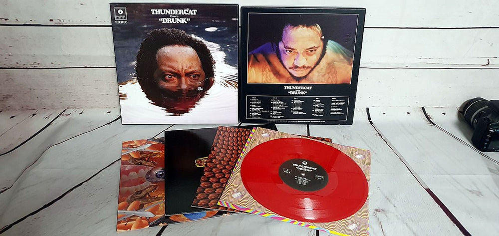 Thundercat Drunk - 4 x 10" Red vinyl box set UK Vinyl Box Set YR7VXDR757259