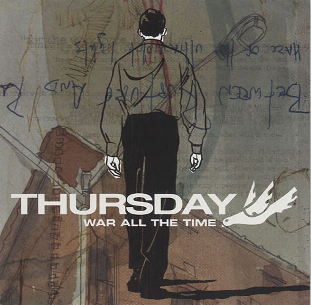 Thursday War All The Time US Promo CD single (CD5 / 5") ISLR15985-2