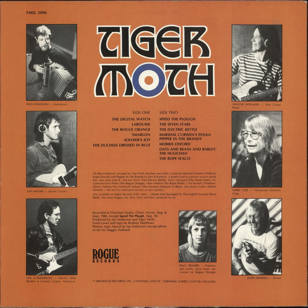 Tiger Moth Tiger Moth UK vinyl LP album (LP record)