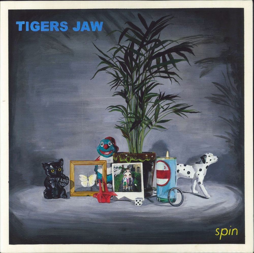 Tigers Jaw Spin - Aqua Blue Vinyl US vinyl LP album (LP record) 560768-1