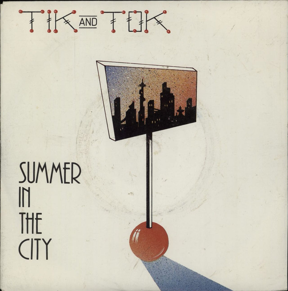 Tik & Tok Summer In The City UK 7" vinyl single (7 inch record / 45) SUR007