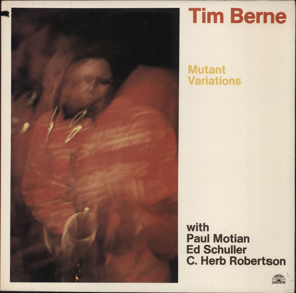 Tim Berne Mutant Variations Italian vinyl LP album (LP record) SN1091