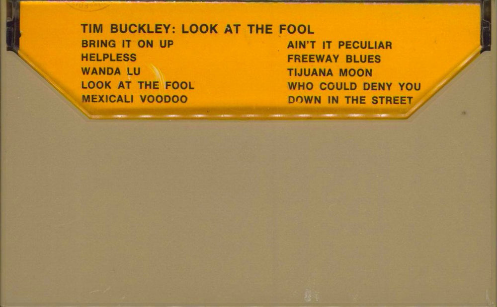 Tim Buckley Look At The Fool Italian cassette album