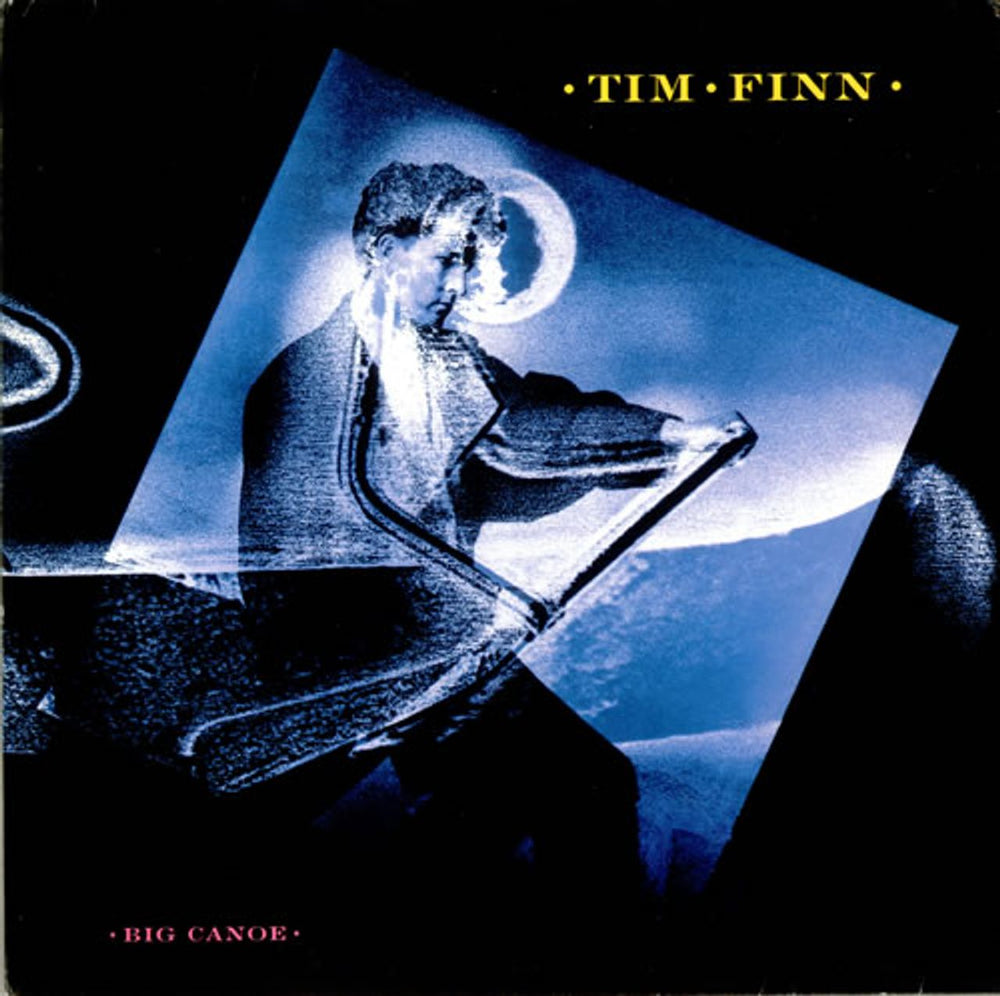 Tim Finn Big Canoe UK vinyl LP album (LP record) V2369