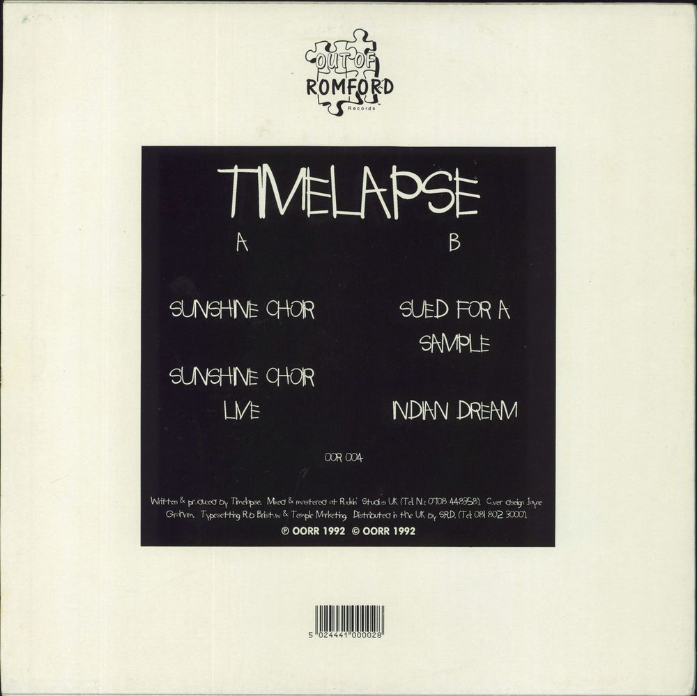 Timelapse Sunshine Choir UK 12" vinyl single (12 inch record / Maxi-single)