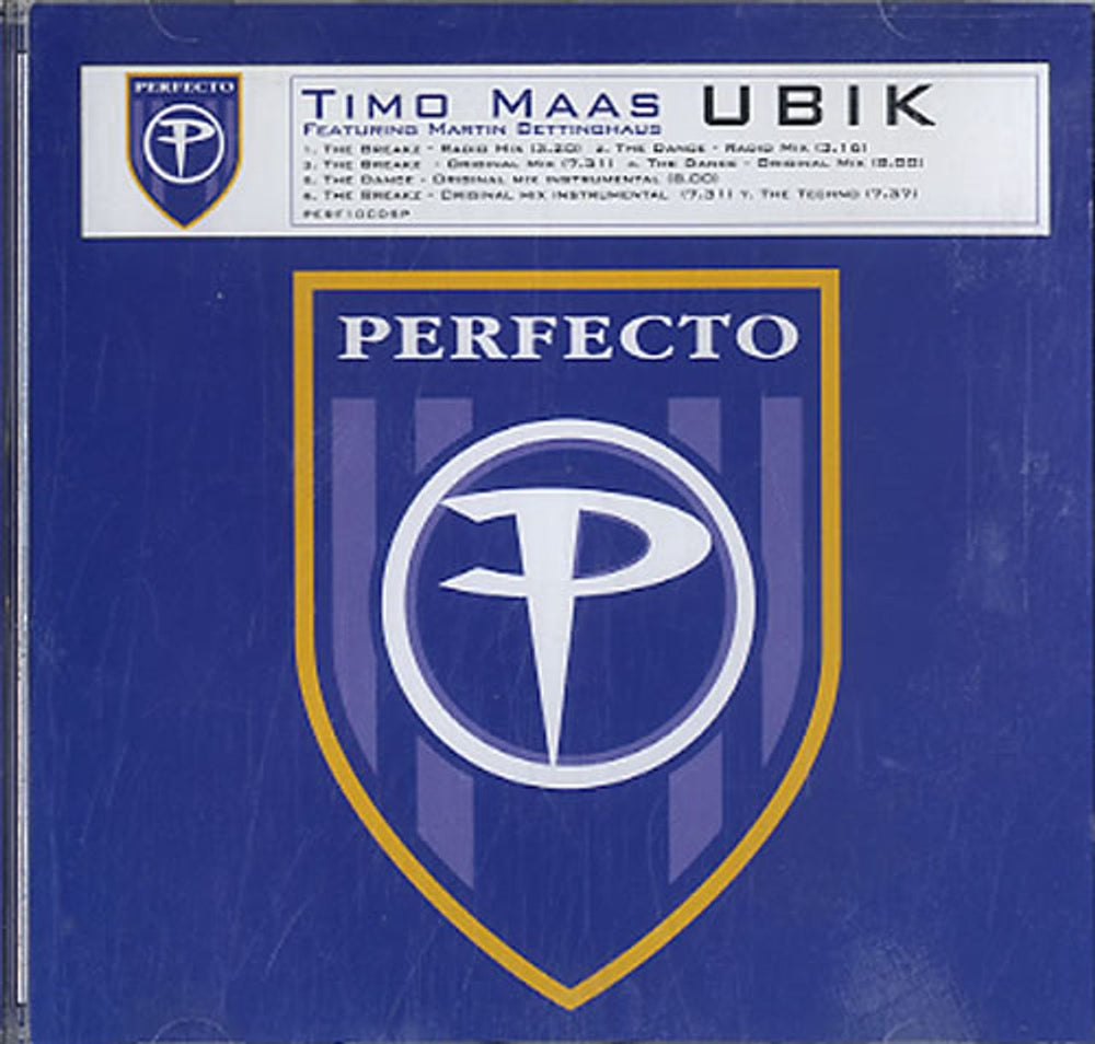 Timo Maas UBIK UK Promo CD single (CD5 / 5") PERF10CDSP