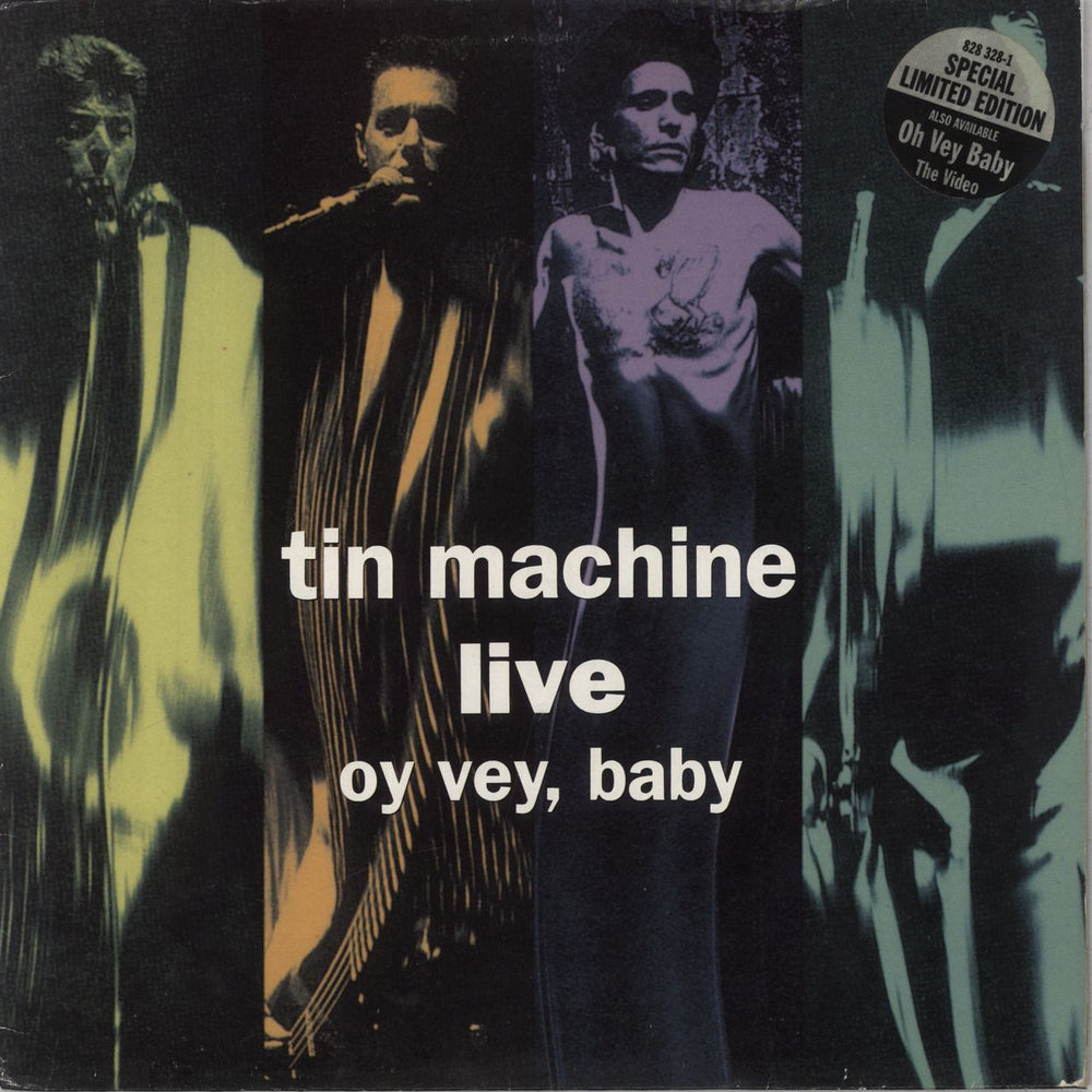 Tin Machine Oy Vey, Baby - EX UK vinyl LP album (LP record) 828328-1