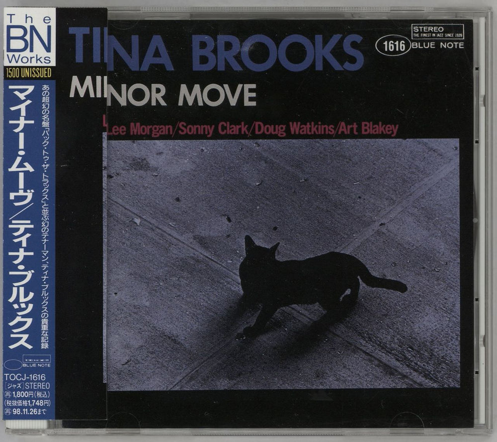 Tina Brooks Minor Move Japanese CD album (CDLP) TOCJ-1616