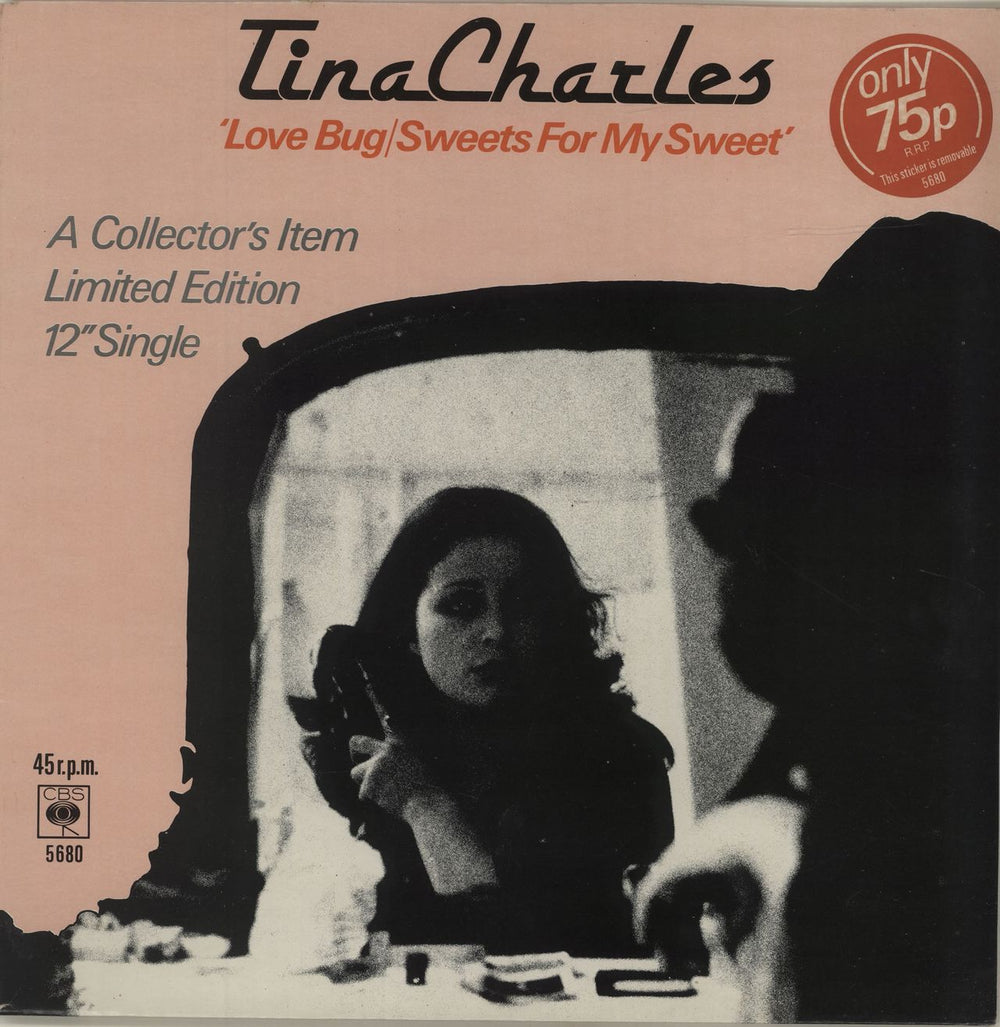 Tina Charles Love Bug / Sweets For My Sweet UK 12" vinyl single (12 inch record / Maxi-single) 5680