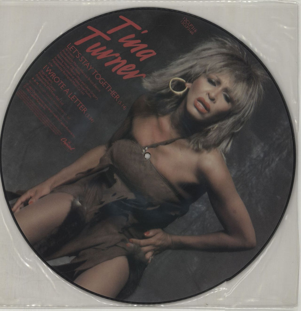 Tina Turner Let's Stay Together UK 12" vinyl picture disc (12 inch picture record) TUR2PLE21620