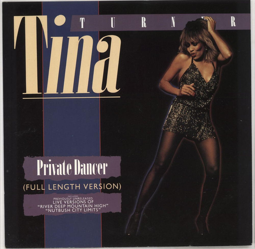 Tina Turner Private Dancer UK 12" vinyl single (12 inch record / Maxi-single) 12CL343