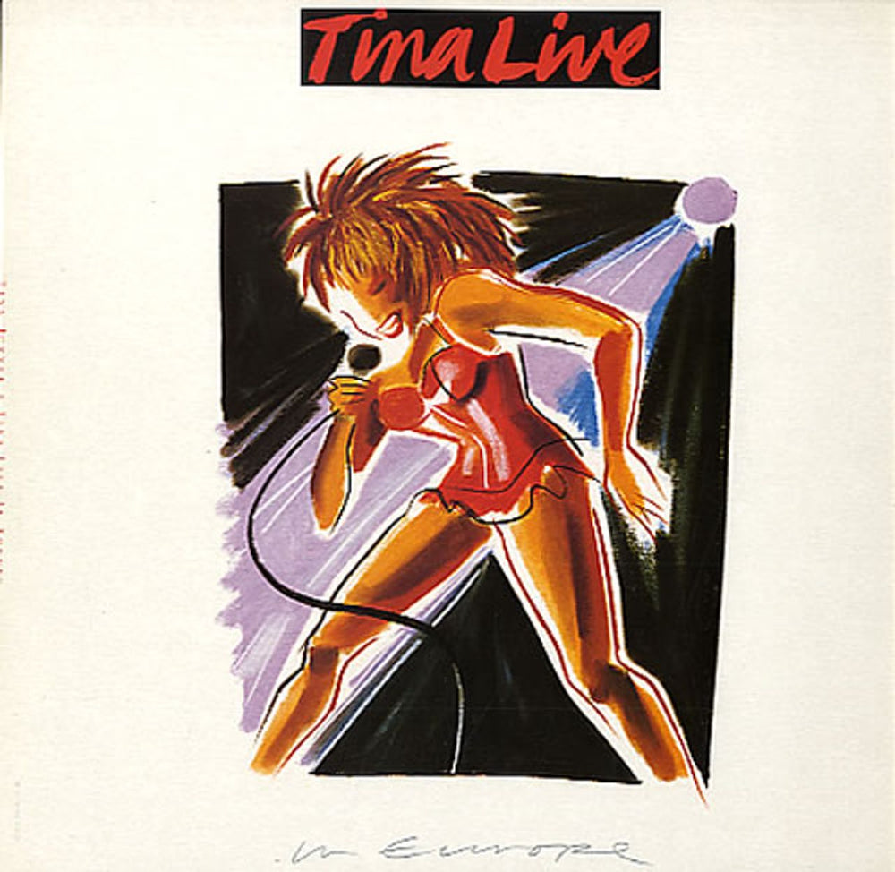 Tina Turner Tina Live In Europe UK 2-LP vinyl record set (Double LP Album) ESTD1