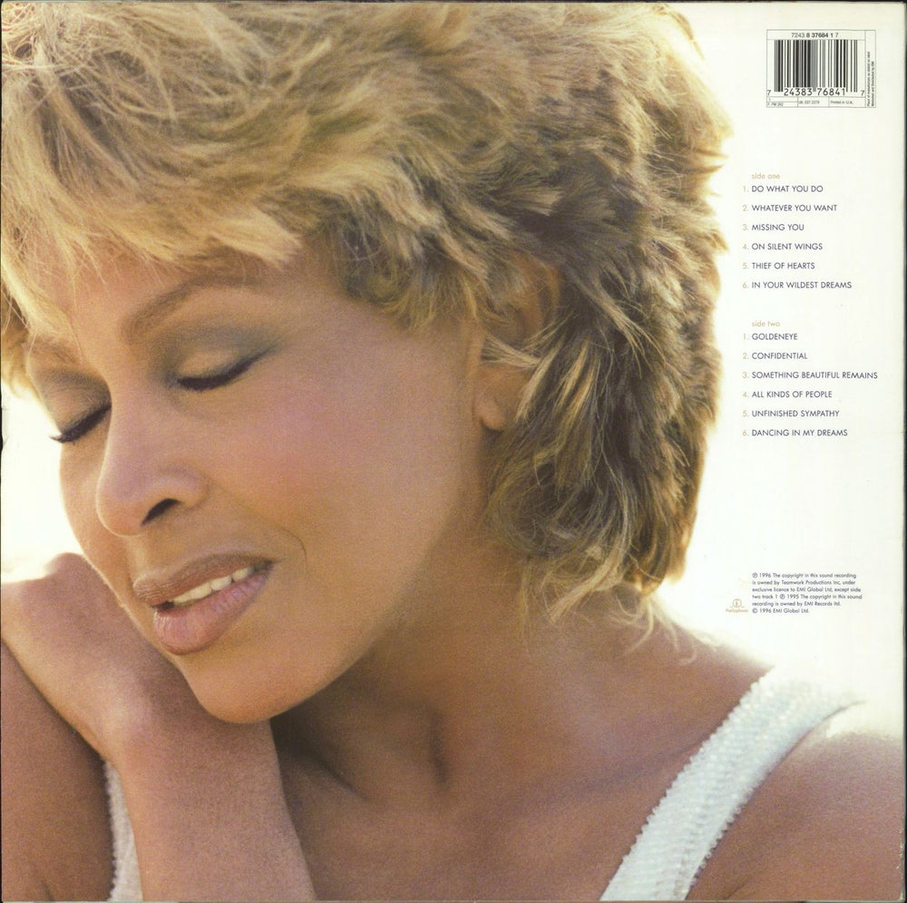 Tina Turner Wildest Dreams UK vinyl LP album (LP record)