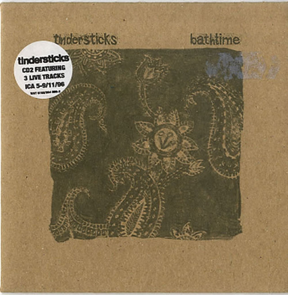 Tindersticks Bathtime - CD2 UK CD single (CD5 / 5") WAY6166