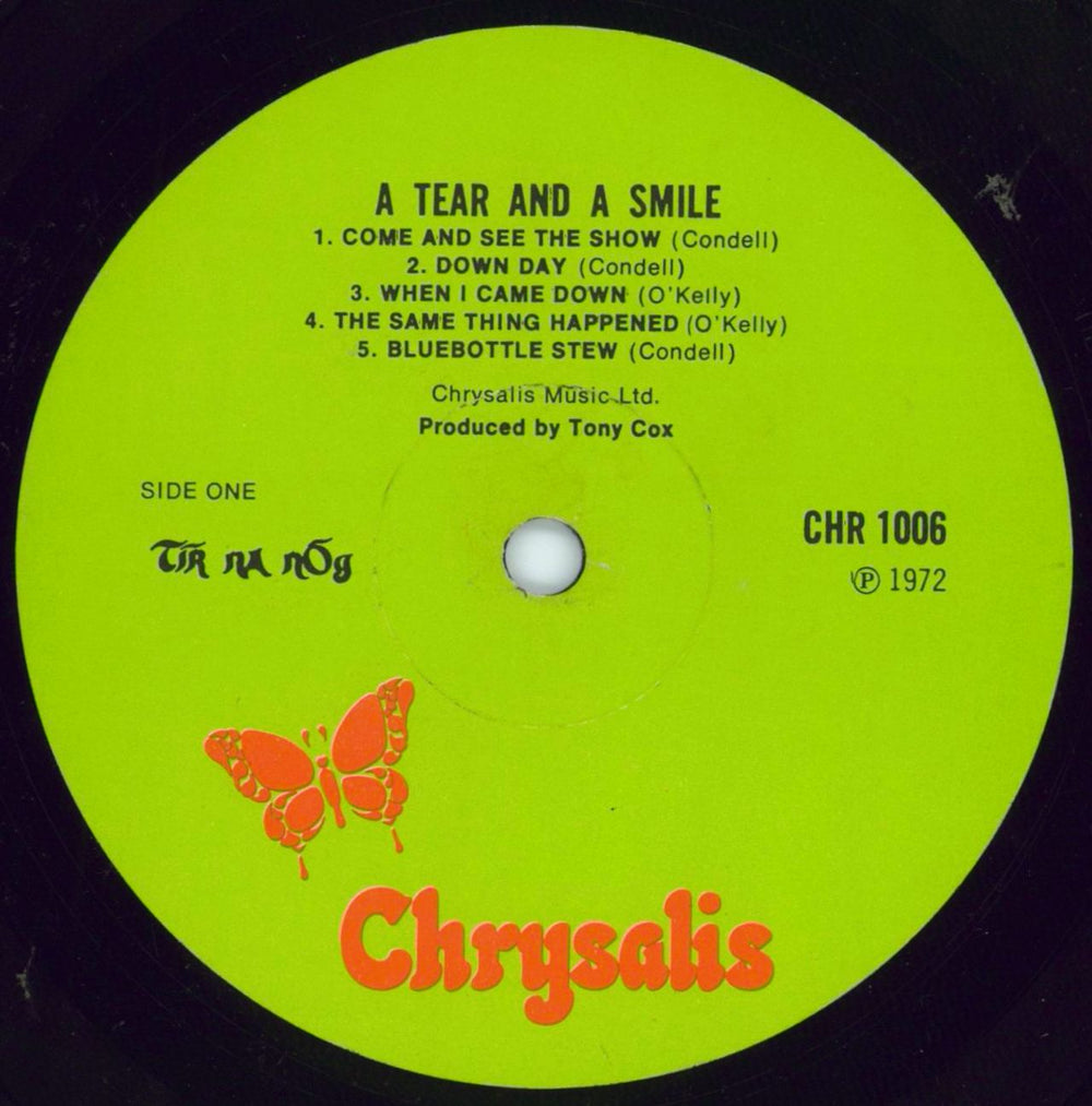 Tir Na Nog A Tear And A Smile - 2nd UK vinyl LP album (LP record) TN0LPAT616231