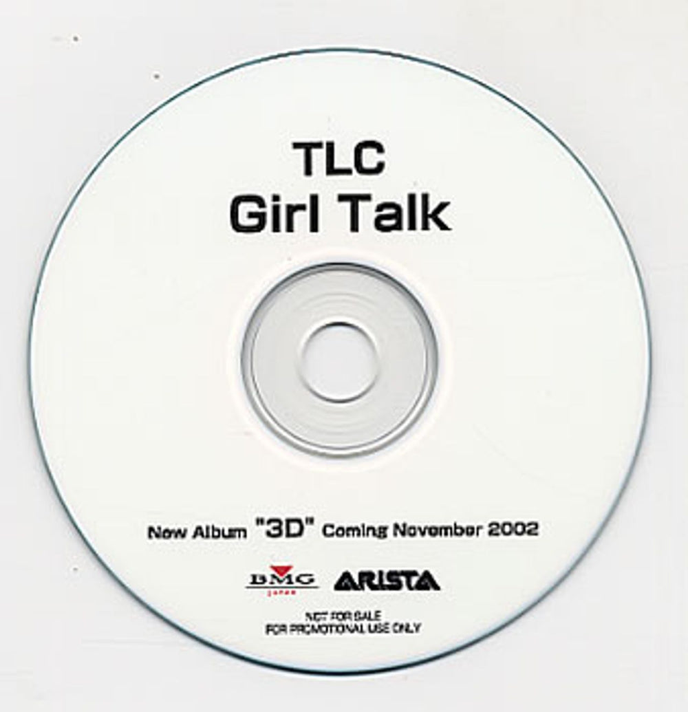 TLC Girl Talk Japanese Promo CD-R acetate CDR ACETATE