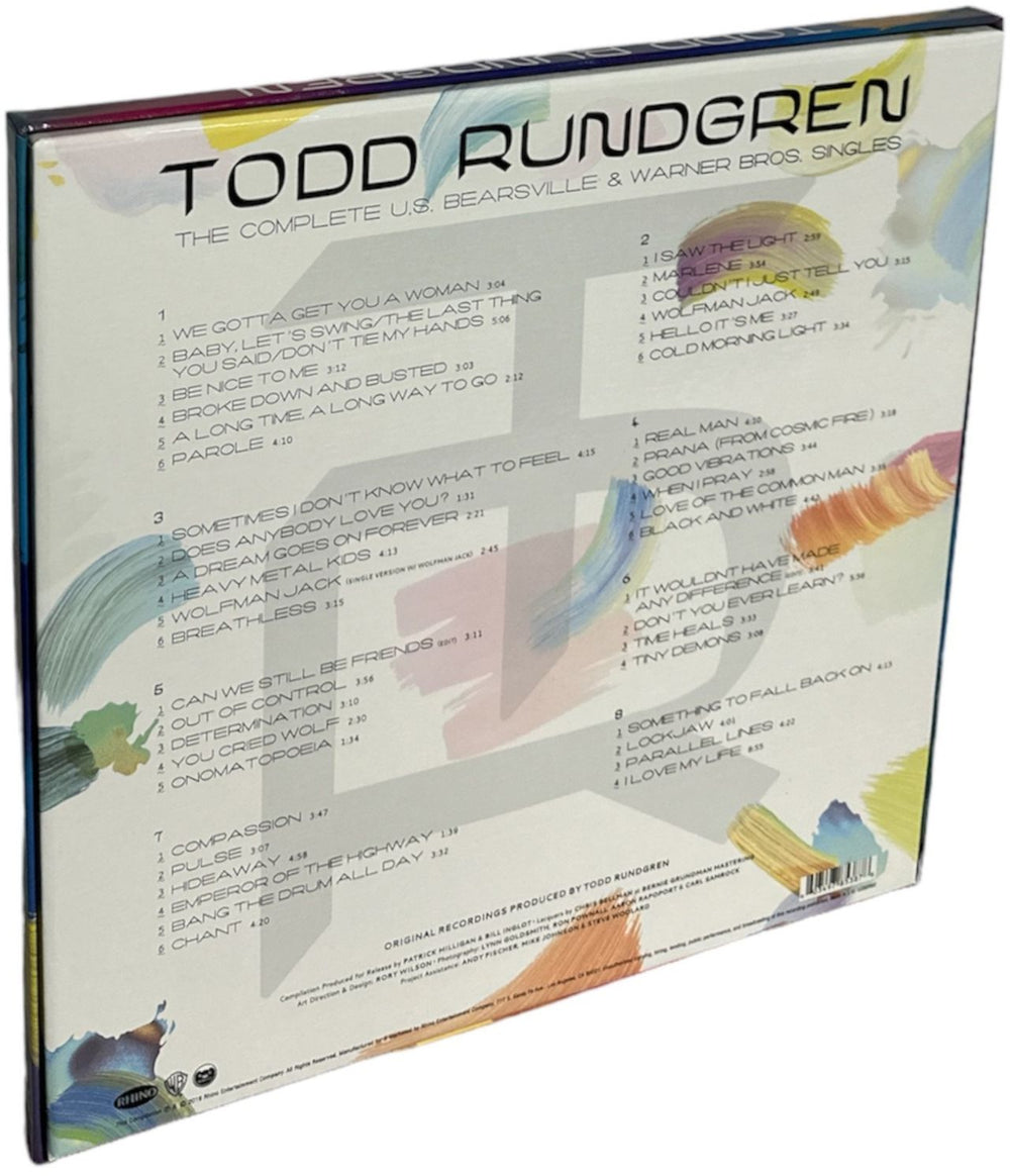 Todd Rundgren The Complete US Bearsville & Warner Bros. Singles - RSD19 UK Vinyl Box Set