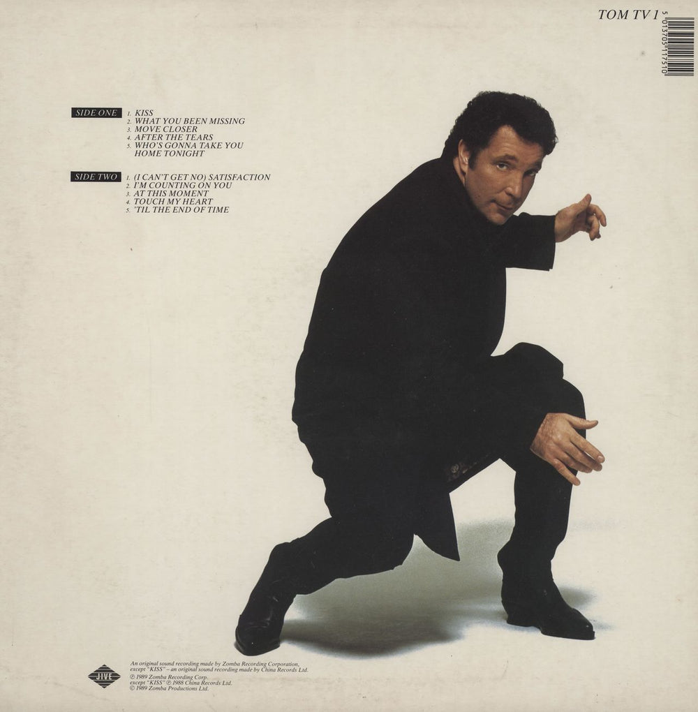 Tom Jones At This Moment - Stickered sleeve UK vinyl LP album (LP record) 5013705117510