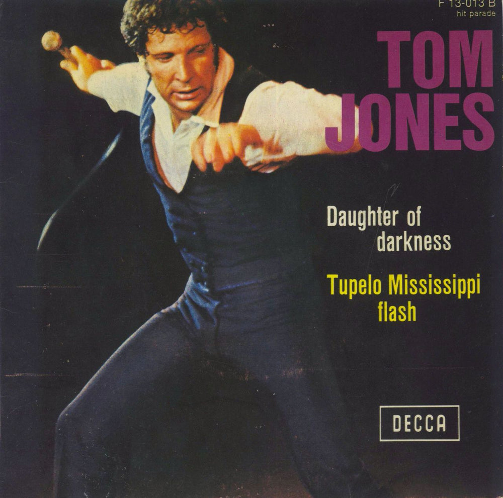 Tom Jones Daughter Of Darkness French 7" vinyl single (7 inch record / 45) F13.013