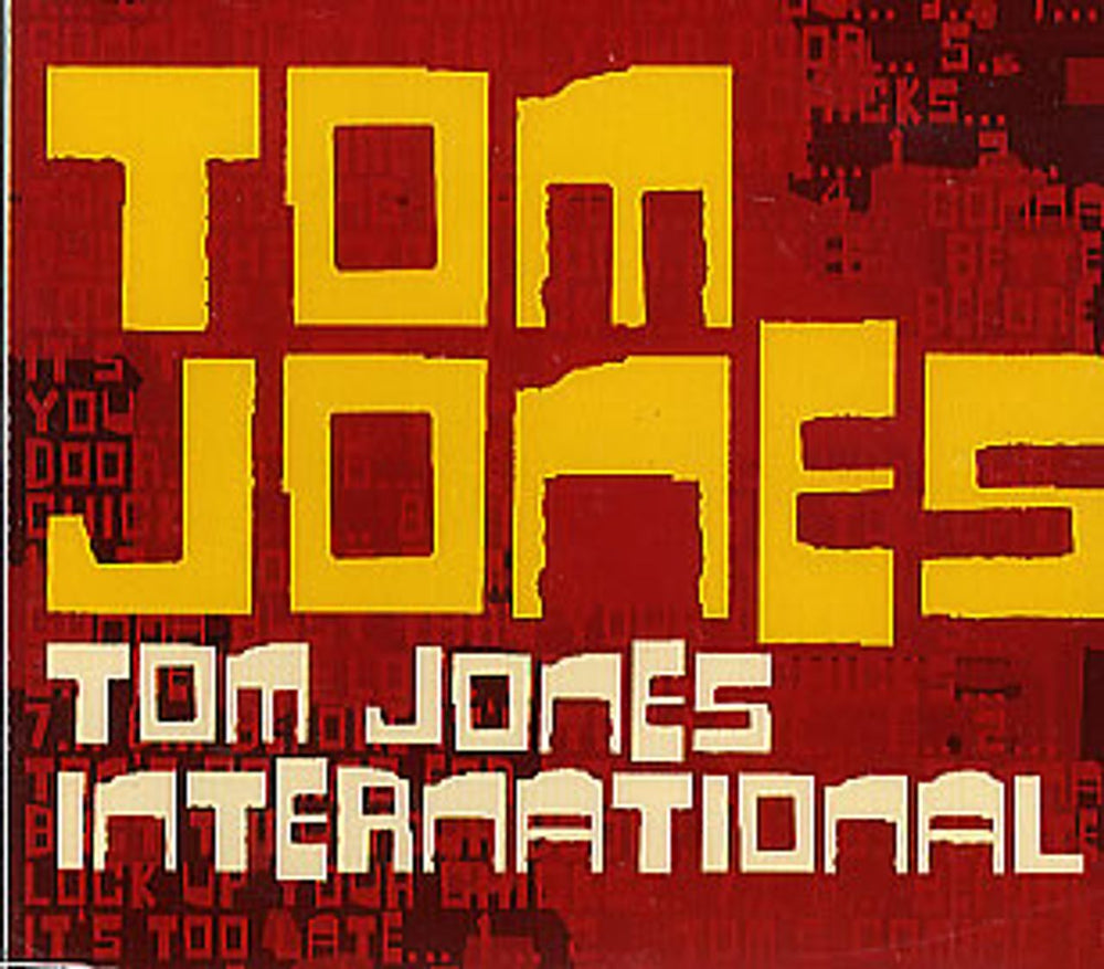 Tom Jones Tom Jones International Brazilian CD single (CD5 / 5") 2529-2