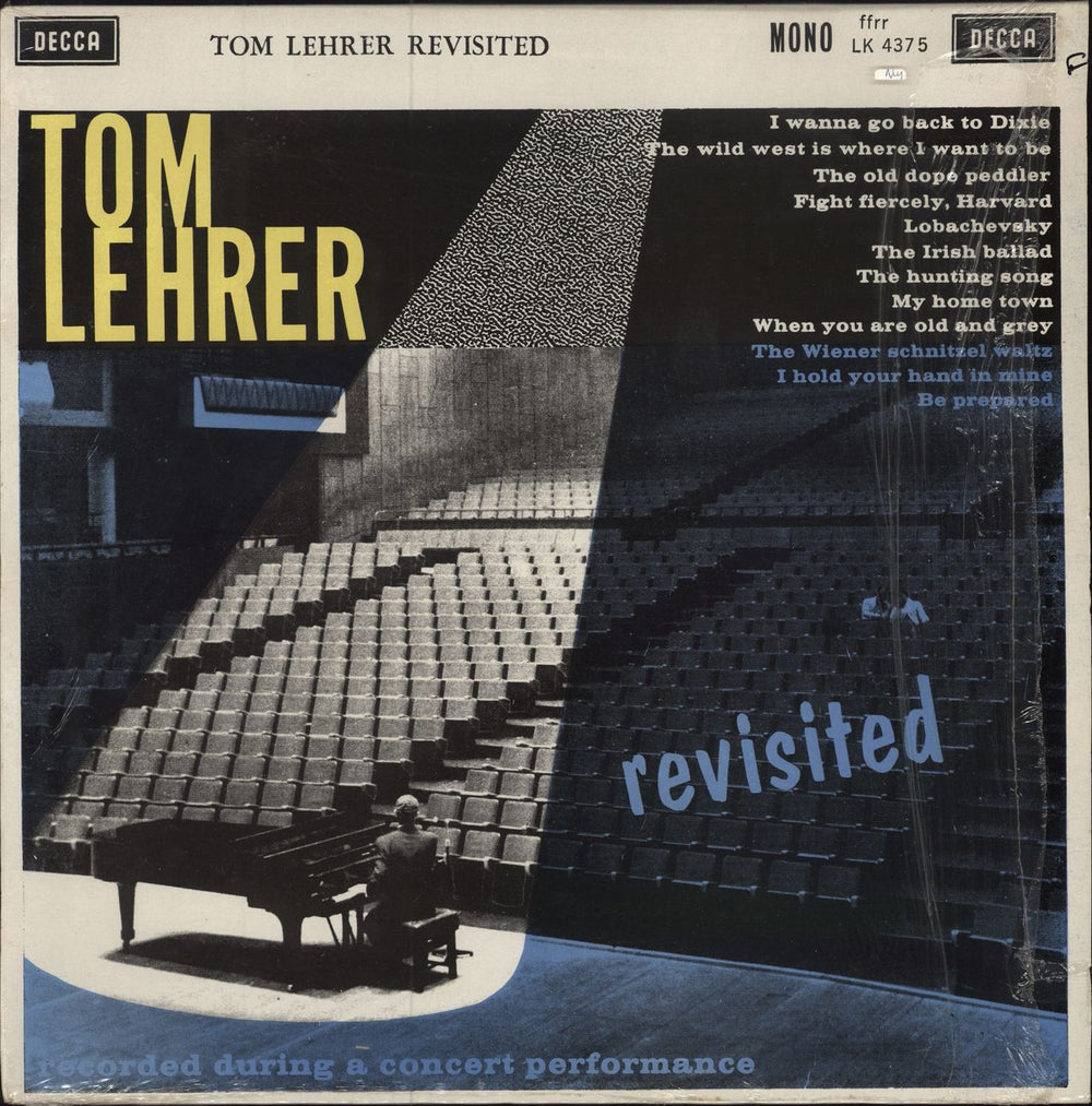 Tom Lehrer Tom Lehrer Revisited UK vinyl LP album (LP record) LK4375