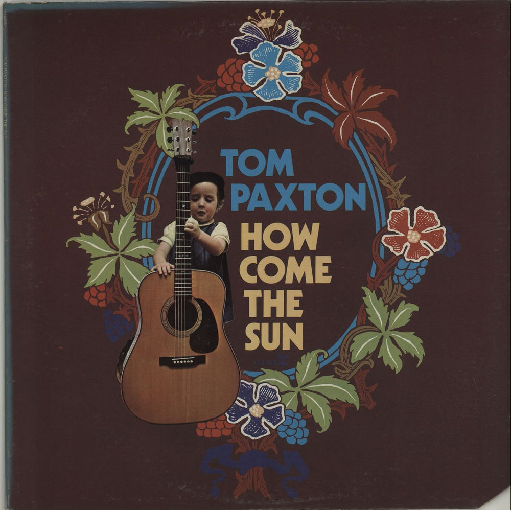 Tom Paxton How Come The Sun US vinyl LP album (LP record) RS6443