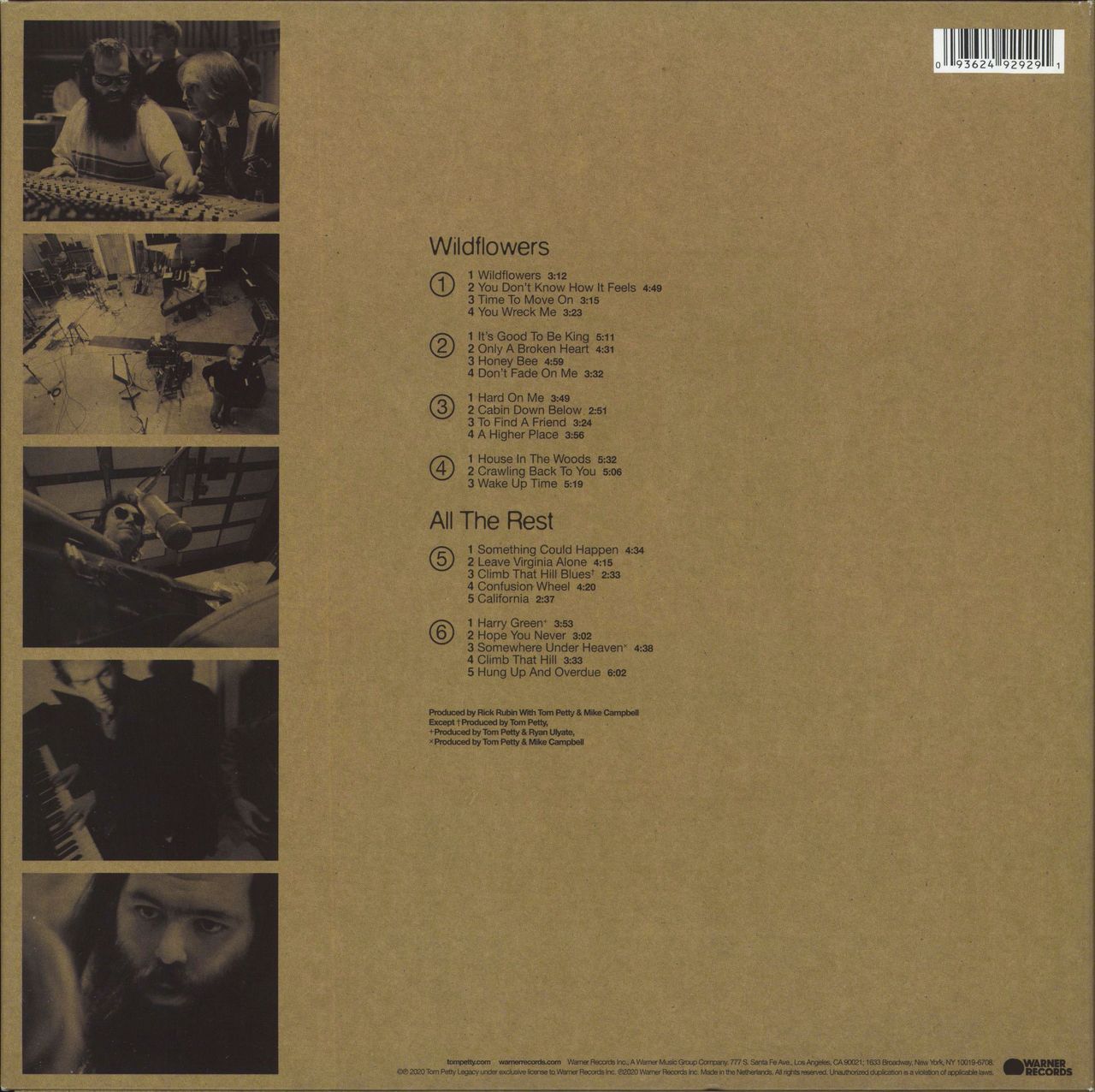 Tom Petty & The Heartbreakers Wildflowers & All The Rest UK 3LP vinyl