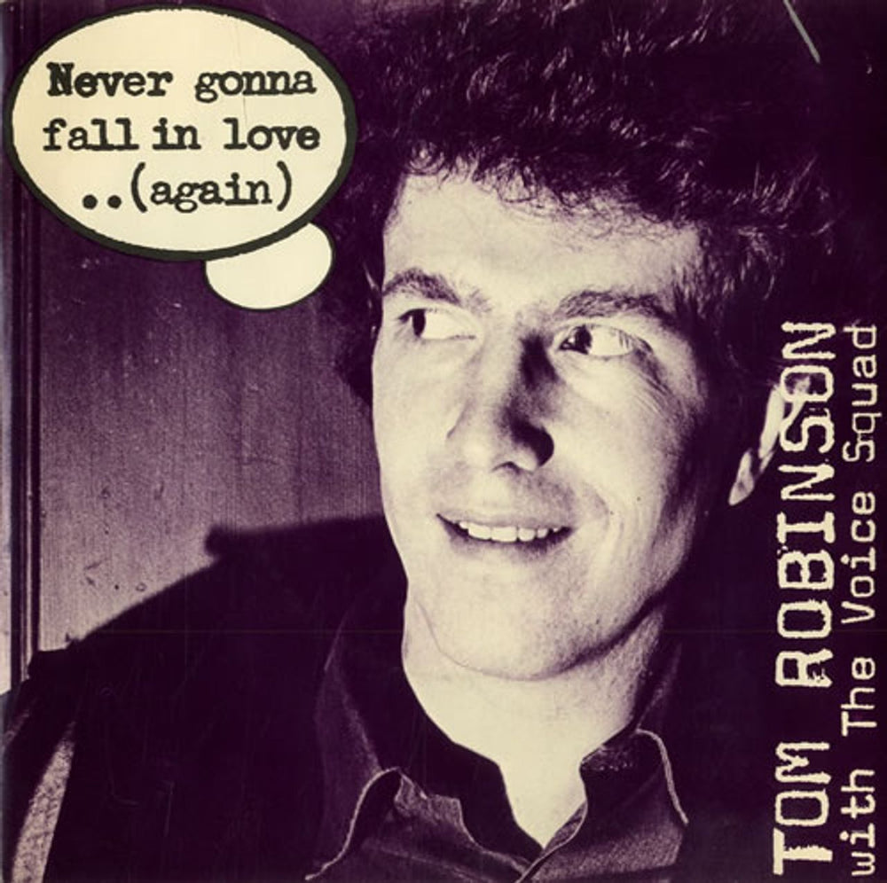 Tom Robinson Never Gonna Fall In Love... (Again) UK 7" vinyl single (7 inch record / 45) EMI2967