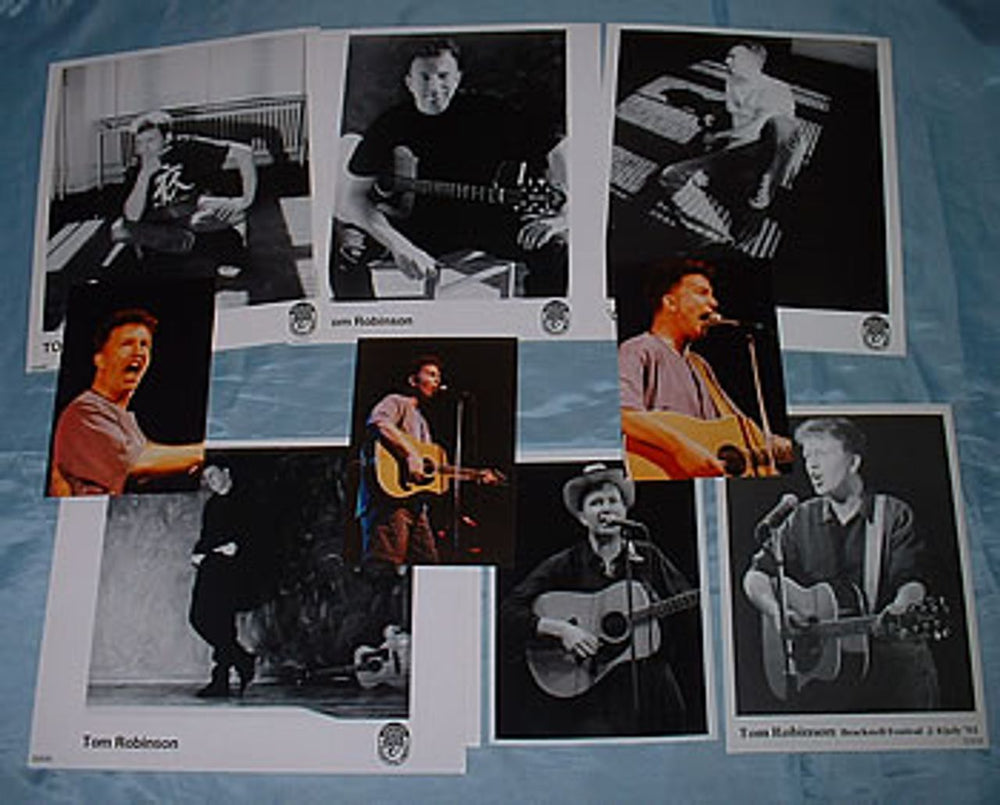 Tom Robinson Set Of 10 Concert/Promo Prints & Photographs UK Promo photograph CONCERT/PROMO PHOTOGRAPHS