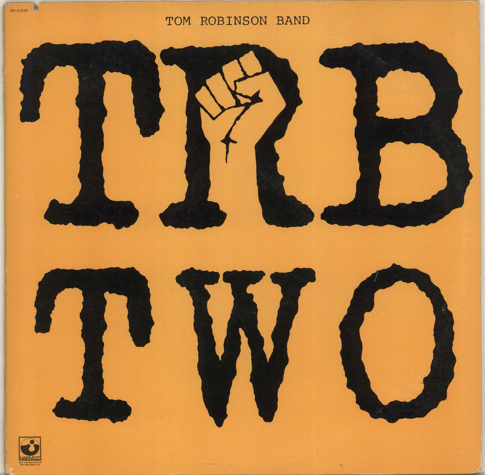 Tom Robinson TRB Two US vinyl LP album (LP record) ST-11930