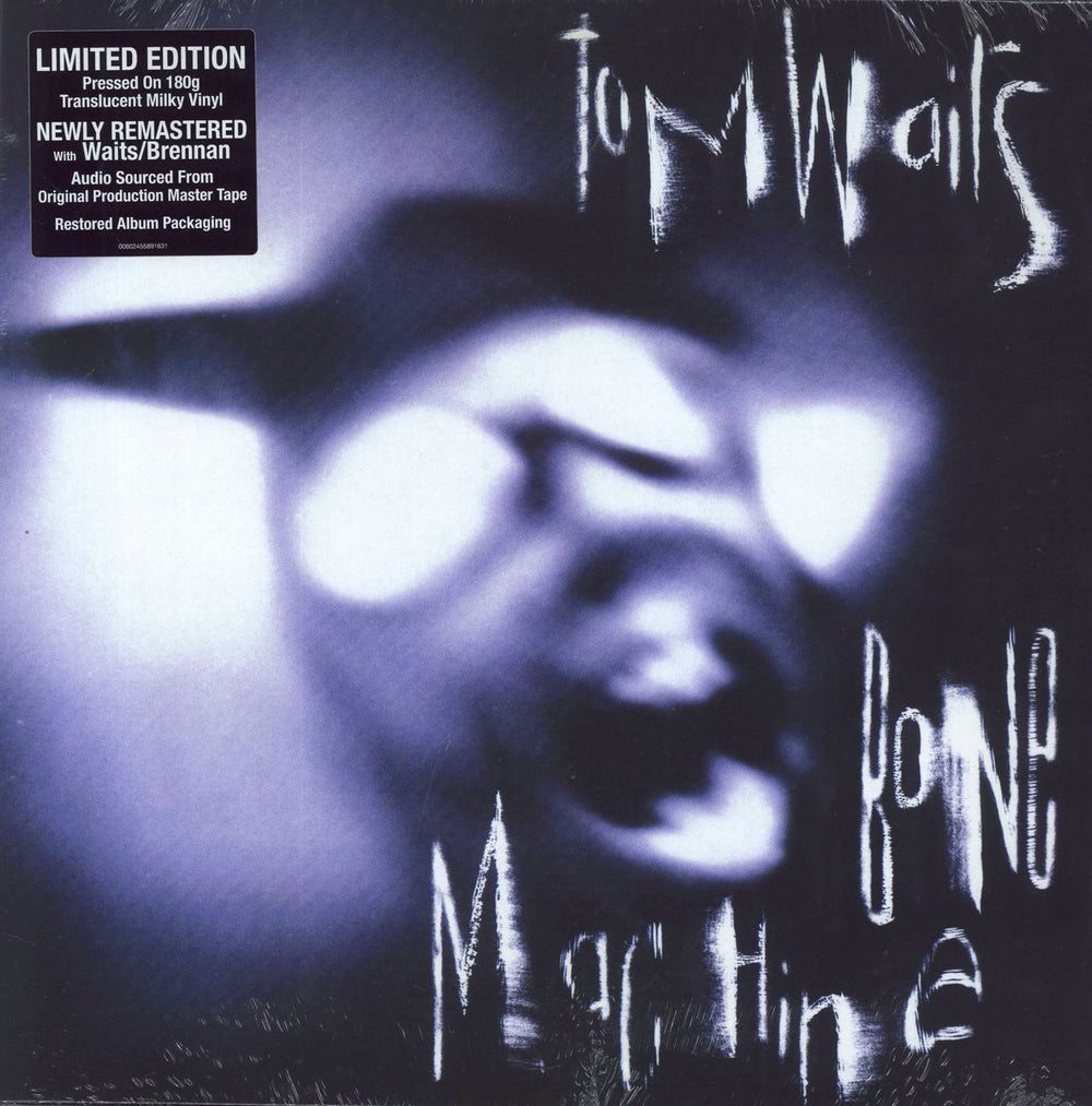 Tom Waits Bone Machine - Remastered - Translucent Milk Vinyl - 180 Gram - Sealed UK vinyl LP album (LP record) 00602448898470