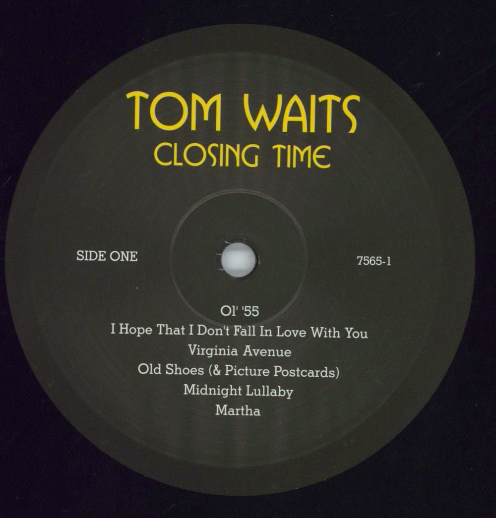 Tom Waits Closing Time - 180gm Vinyl UK vinyl LP album (LP record) TMWLPCL782733