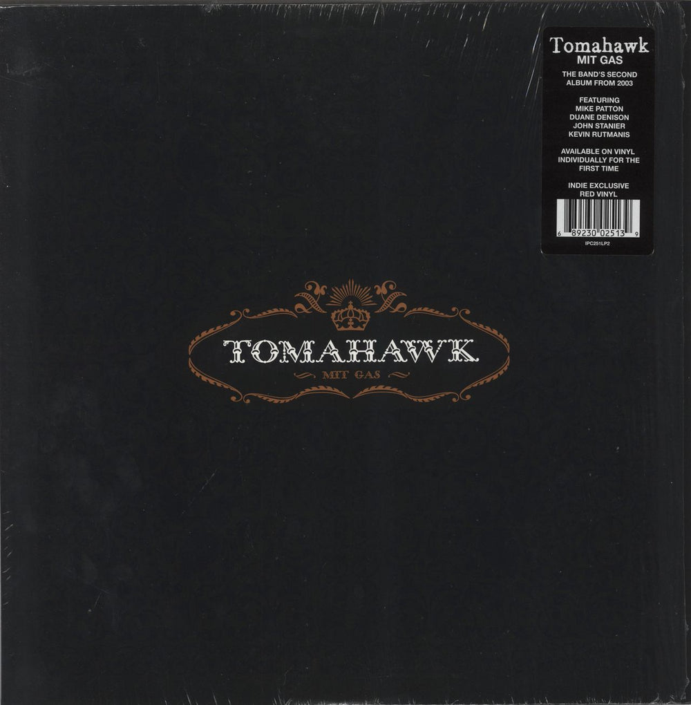 Tomahawk Mit Gas - Red Clear Vinyl US vinyl LP album (LP record) IPC251LP