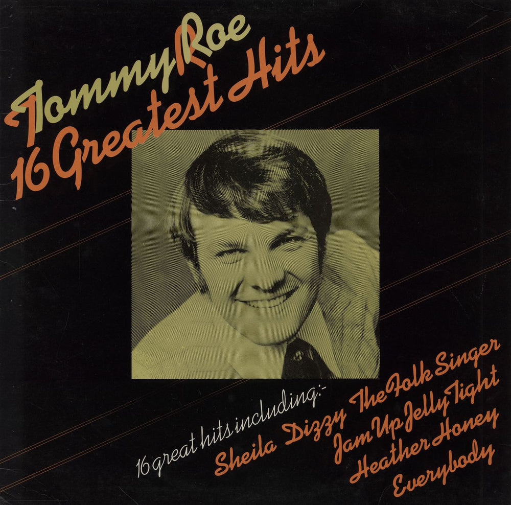 Tommy Roe 16 Greatest Hits UK vinyl LP album (LP record) ABCL5157