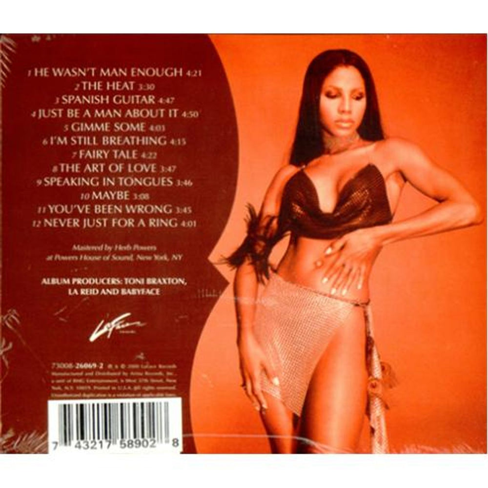 Toni Braxton The Heat US Promo CD album (CDLP) TBXCDTH156388