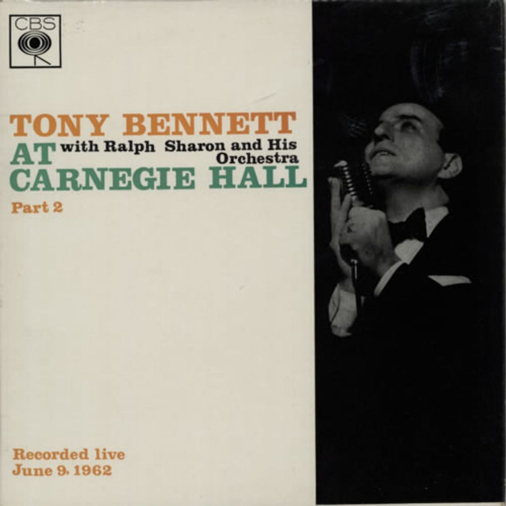 Tony Bennett At Carnegie Hall - Parts 1 & 2 UK 2-LP vinyl record set (Double LP Album) ONY2LAT409257