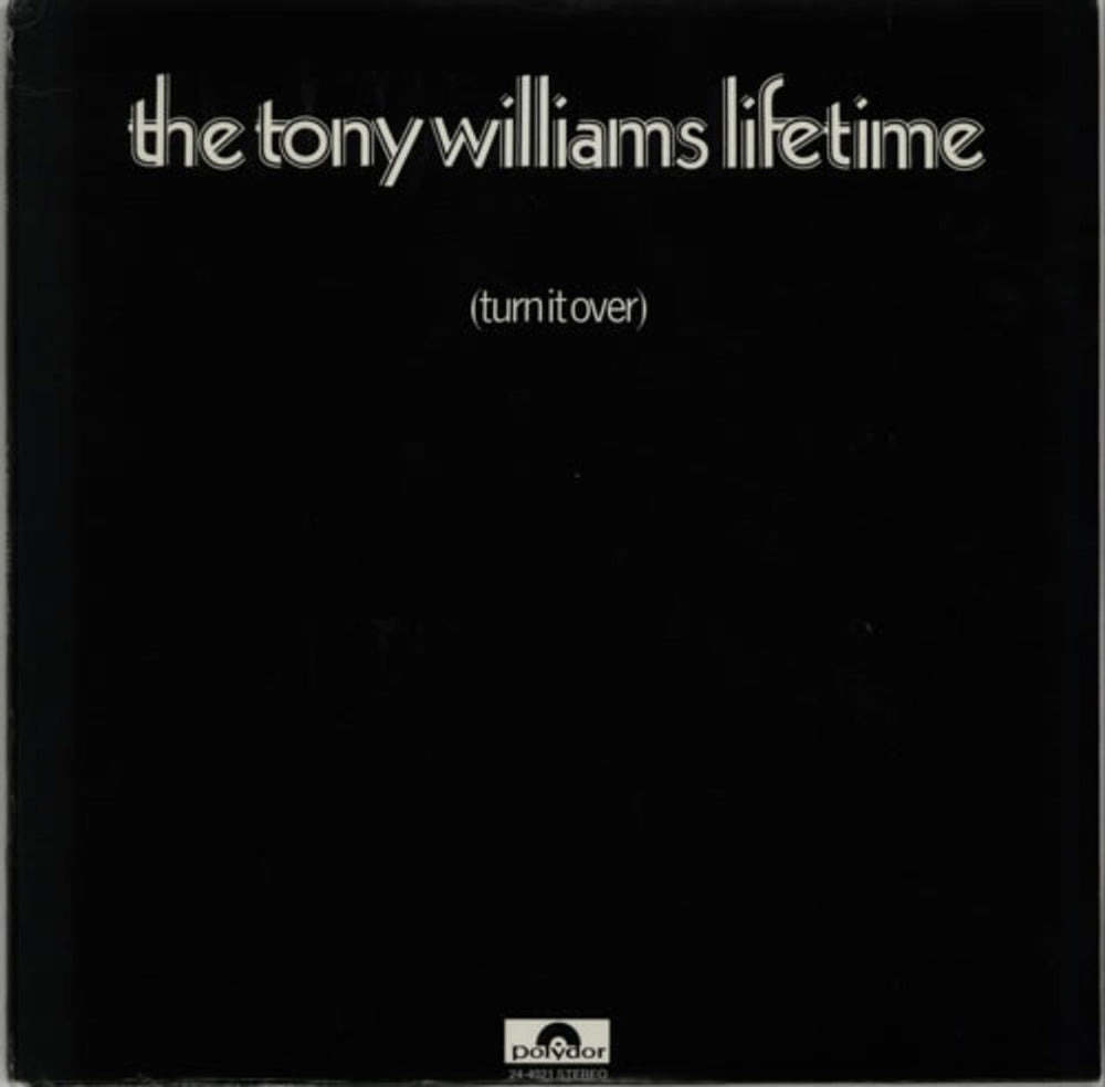 Tony Williams (Jazz) Turn It Over US vinyl LP album (LP record) 24-4021