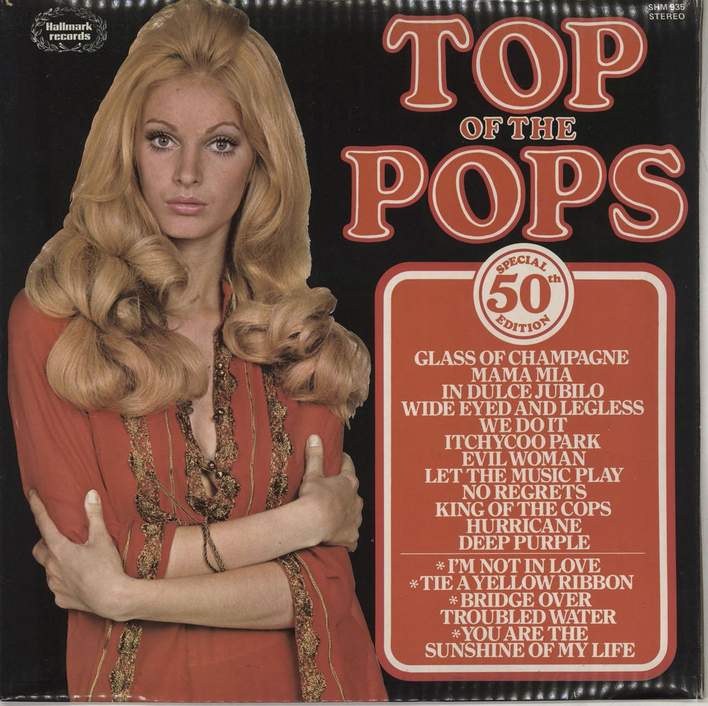 Top Of The Pops Top Of The Pops Vol. 50 UK vinyl LP album (LP record) SHM935