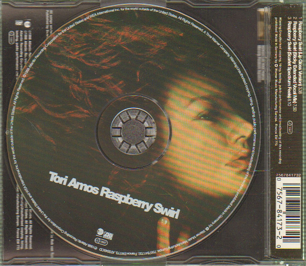 Tori Amos Raspberry Swirl German CD single (CD5 / 5") TORC5RA121615