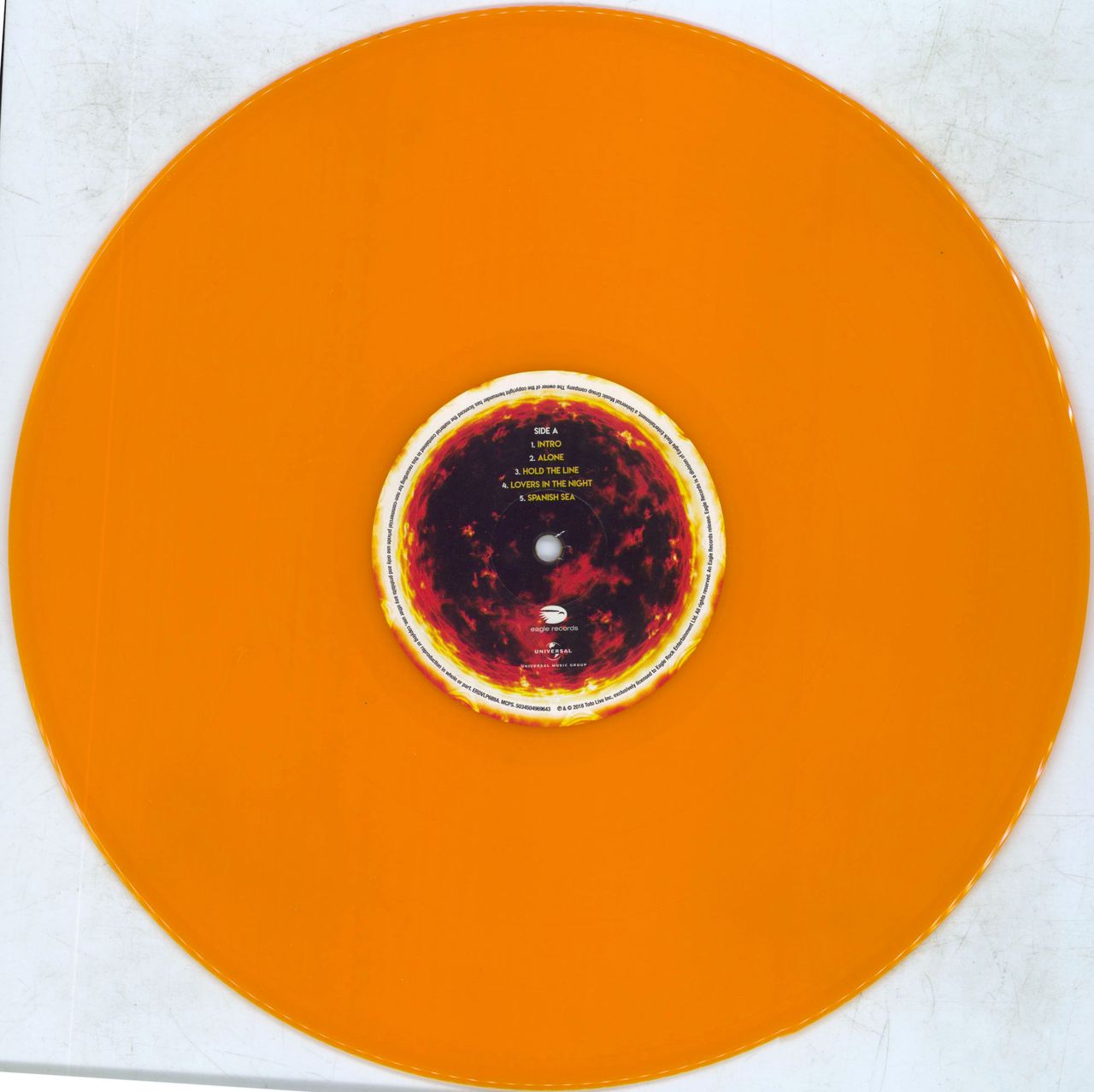 ventilation Afskedige bagværk Toto 40 Tours Around The Sun - 180gm Orange Vinyl UK 3-LP vinyl set —  RareVinyl.com