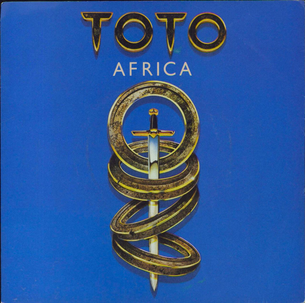 Toto Africa - Wide Centre + Sleeve UK 7" vinyl single (7 inch record / 45) A2510