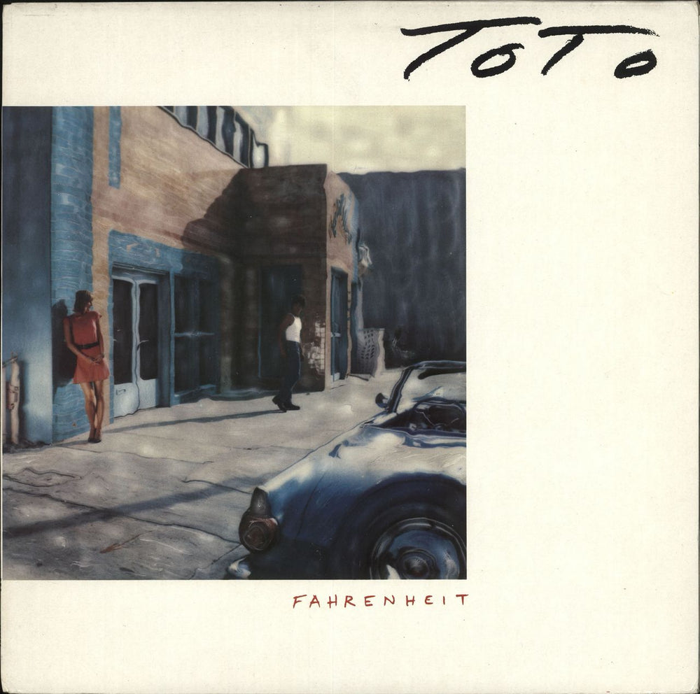 Toto Fahrenheit UK vinyl LP album (LP record) CBS57091