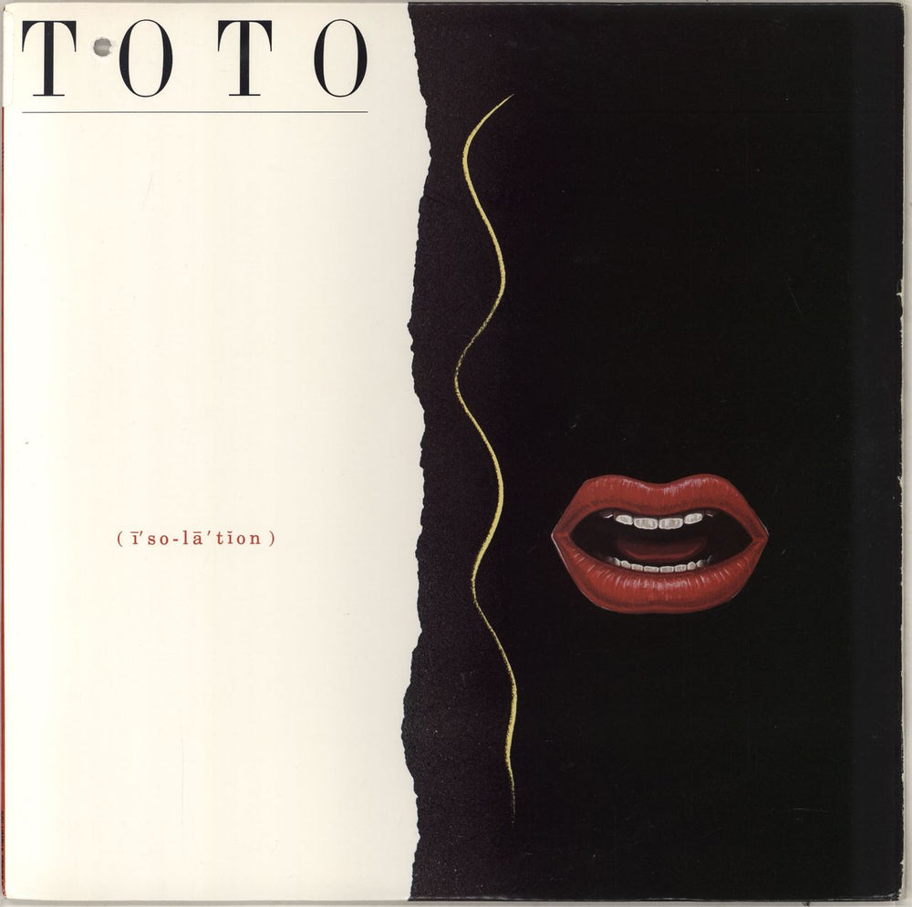 Toto Isolation US vinyl LP album (LP record) BL28962