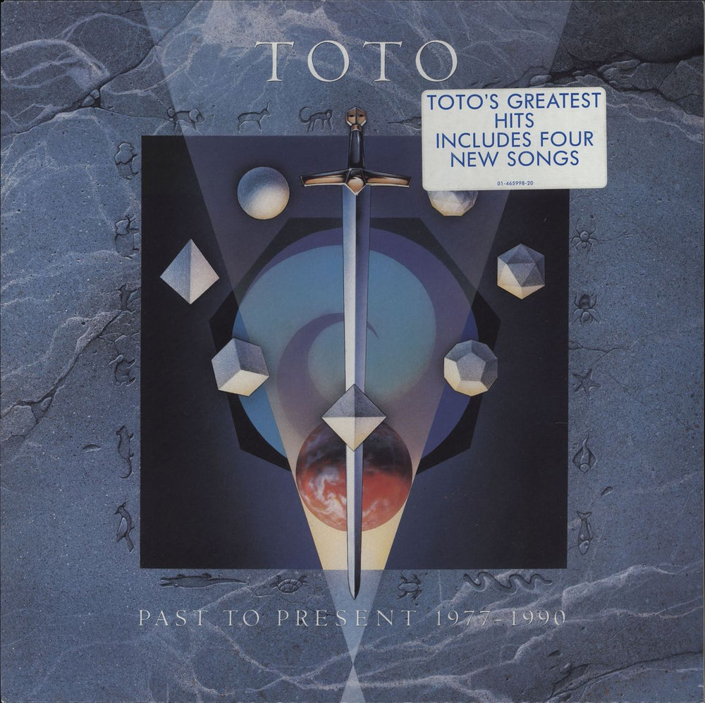 Toto Past To Present 1977-1990 Dutch vinyl LP album (LP record) 4659981