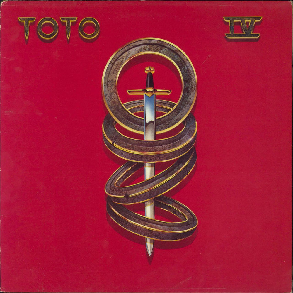 Toto Toto IV - Gold Promo Stamped UK vinyl LP album (LP record) 85529