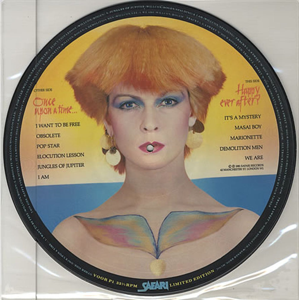 Toyah Anthem UK picture disc LP (vinyl picture disc album) TYHPDAN399010