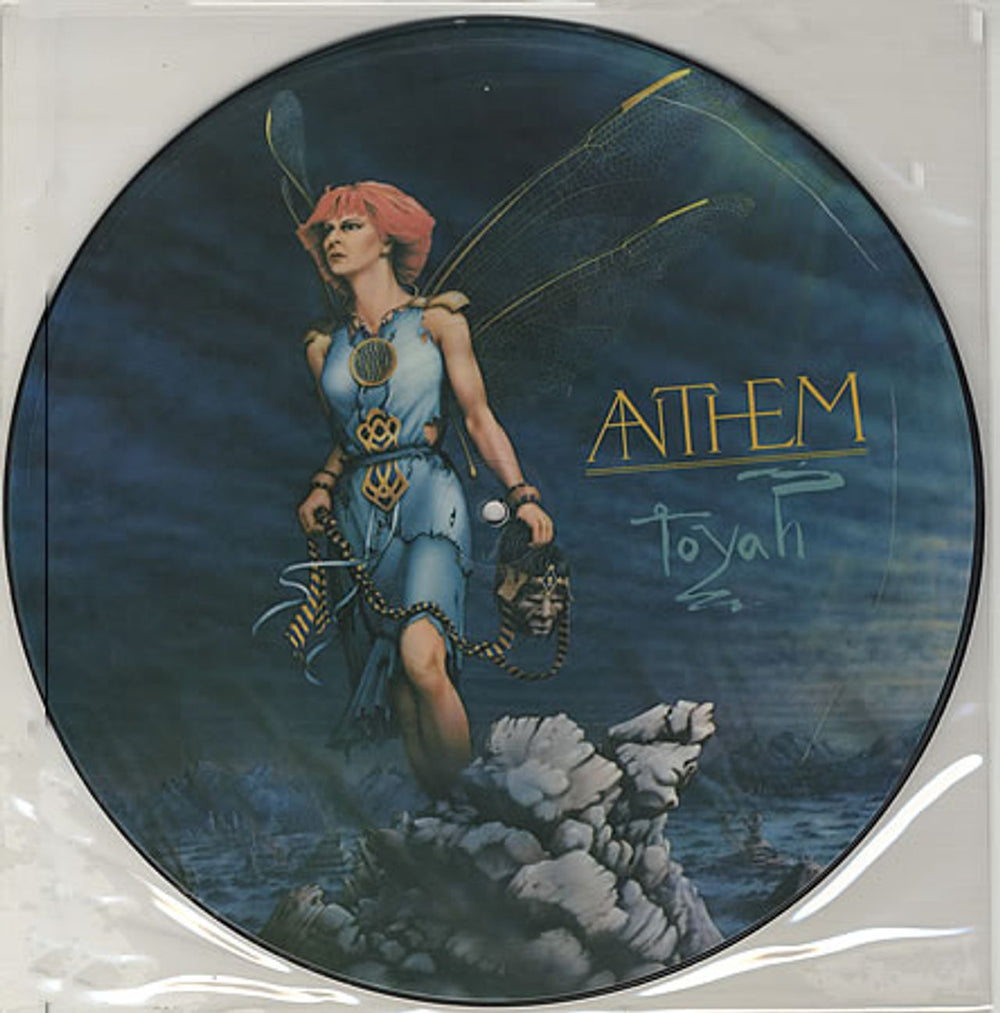 Toyah Anthem UK picture disc LP (vinyl picture disc album) VOORP1