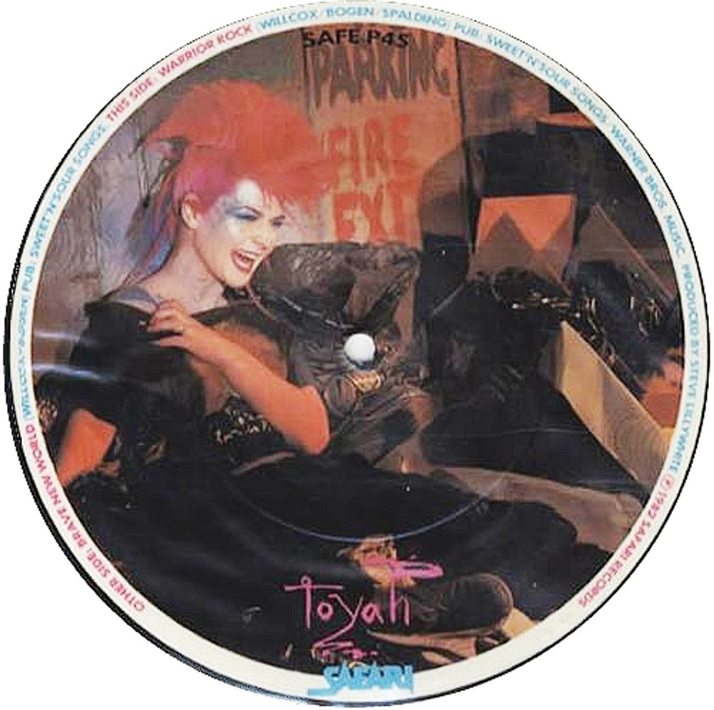 Toyah Brave New World UK 7" vinyl picture disc (7 inch picture disc single) TYH7PBR46182