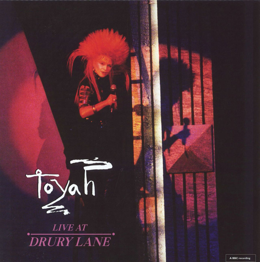 Toyah Live At Drury Lane - Pink Vinyl UK 2-LP vinyl record set (Double LP Album) BREDD881