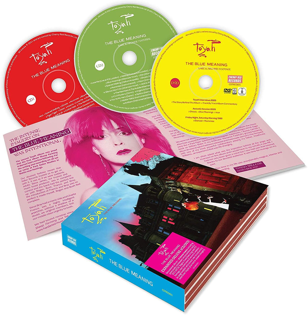 Toyah The Blue Meaning - Expanded Deluxe 2CD/DVD - Sealed UK 3-disc CD/DVD Set 5013929183131